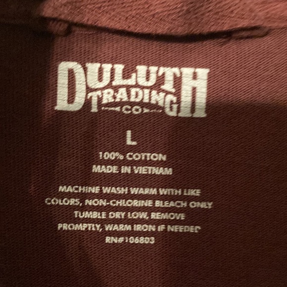 Deluth Trading Company Pullover  Size L - Picture 2 of 4